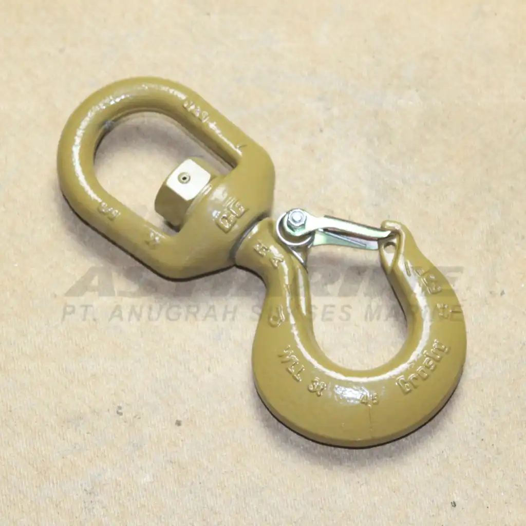 Kait / Gancu / Hook Swivel Crosby L322AN With Latch Kit 3 Ton